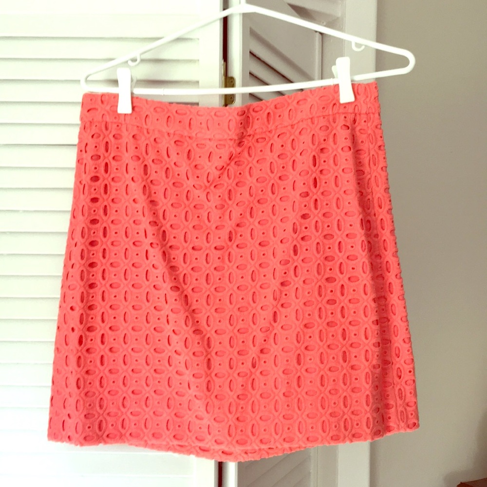 Size 4 J. Crew Eyelet Skirt